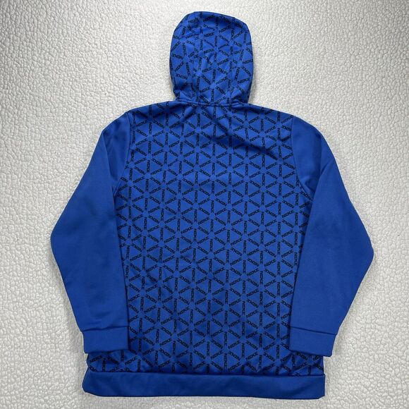 Nike Therma-Fit Hoodie Pullover XL Allover Geo Print Logo Athletic Streetwear - Picture 4 of 10
